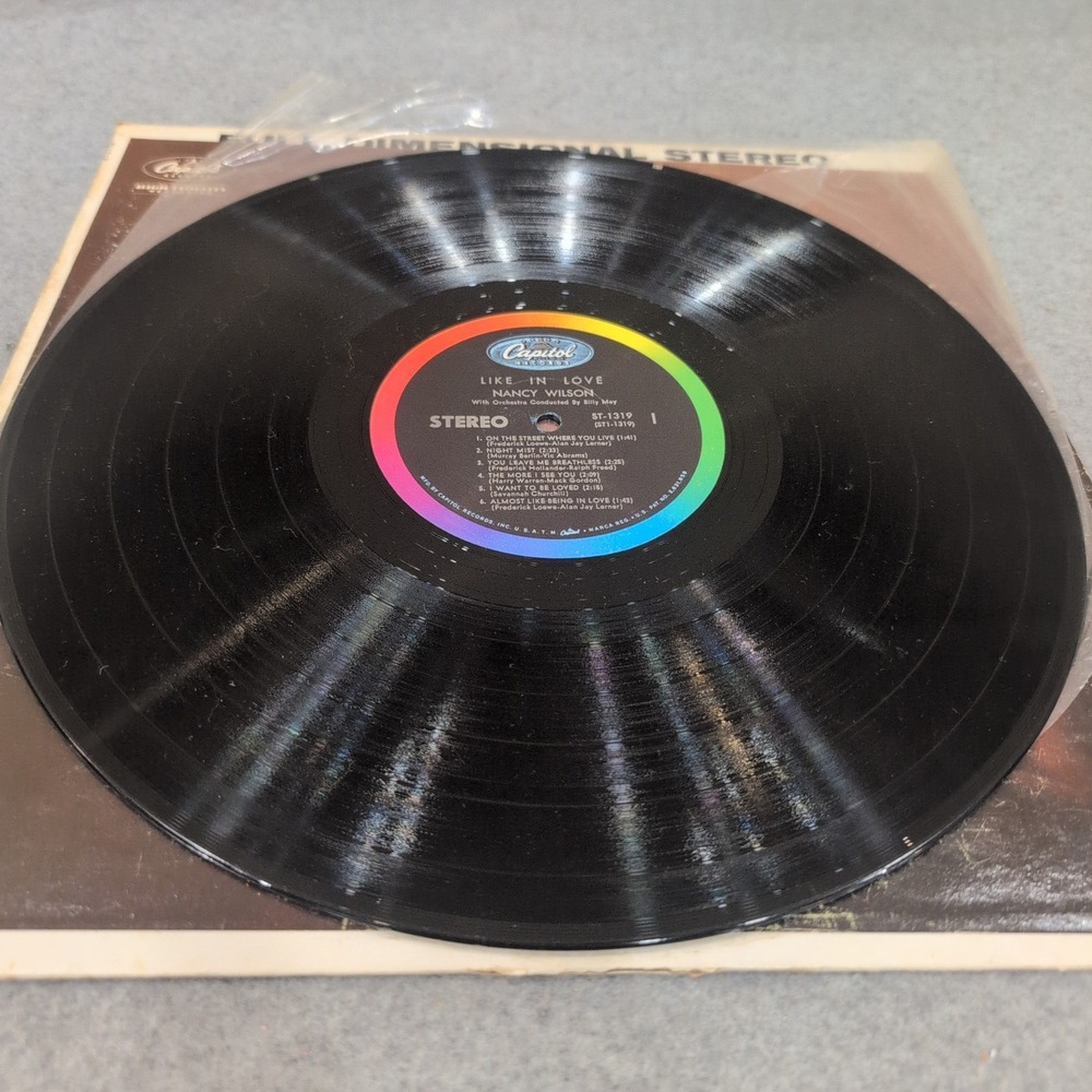 Nancy Wilson Like in Love Vinyl LP Capitol ST-1319 Billy May Orchestra 1960 - Picture 3 of 6